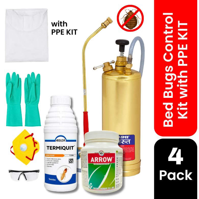 Bed Bugs Control Kit with PPE & 3.5L Pump | Professional Bed Bug ...